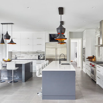 Luxury Modern Twin Island Kitchen