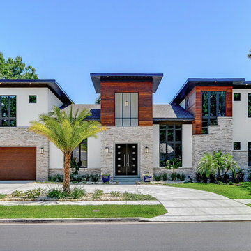 Front exterior elevation Empedrado