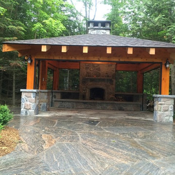 Outdoor Muskoka Granite Veneer and Landscape Material