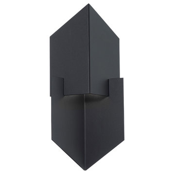 Modern Forms WS-W10214 Cupid 14" Tall LED Outdoor Wall Sconce - Black