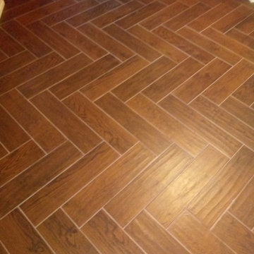Custom Herringbone Flooring
