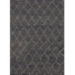 Jaipur - Jaipur Living Casablanca Hand-Knotted Trellis Gray/White Area Rug, 5'x8' - Inspired by simple nomadic designs, this hand-knotted area rug's design offers a sleek Moroccan motif to modern homes. A zigzag lattice pattern lends interest to this ultra-plush wool layer, while a deep gray and white colorway provides a rich and versatile look to any space.