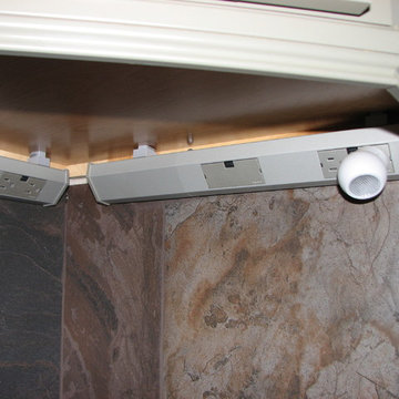 Legrand under counter lighting and outlets- no cuts in backsplash
