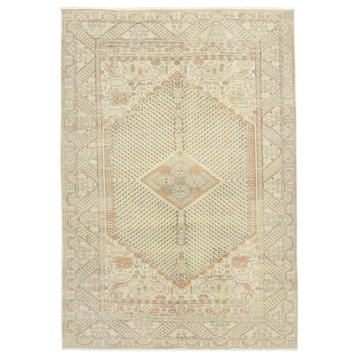 Rug N Carpet - Hand-knotted Oriental 6' 7'' x 9' 5'' Vintage Area Rug