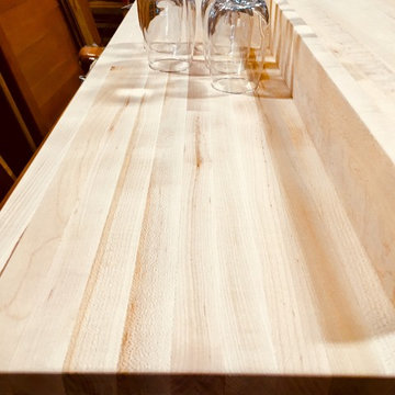 UCSB Reclaimed Materials for Butcher block countertops