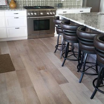 7" Custom Colored White Oak Plank