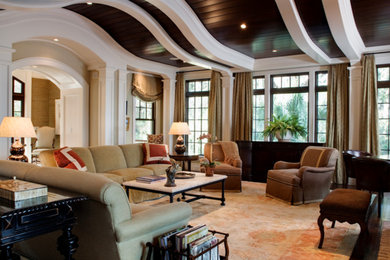 Inspiration for a living room remodel in Boston