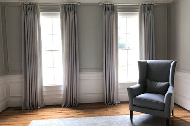 Example of a classic bedroom design in Other