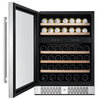 Empava Wine Cooler Refrigerator 24 inch Double Zone Wine Fridge