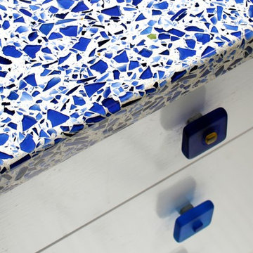 Vetrazzo Installed - Cobalt Skyy