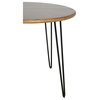 42 Round Modern Contemporary Solid Wood Counter Height Dining Table