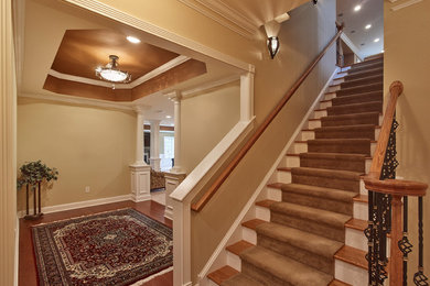 Example of a classic staircase design in Philadelphia