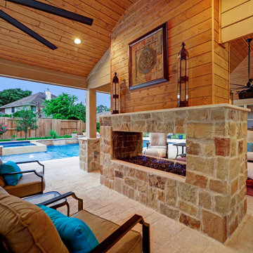 Expanded outdoor living in Spring TX