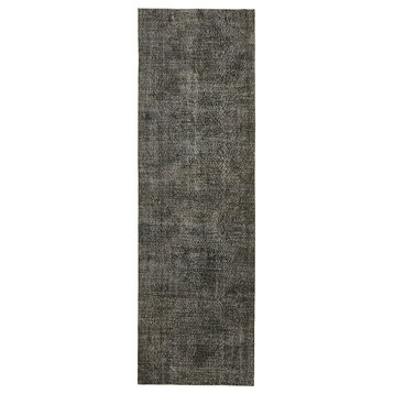 Rug N Carpet - Handmade Oriental 3' 8'' x 11' 9'' One-of-a-Kind Runner Rug