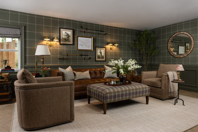 Example of a classic living room design in DC Metro