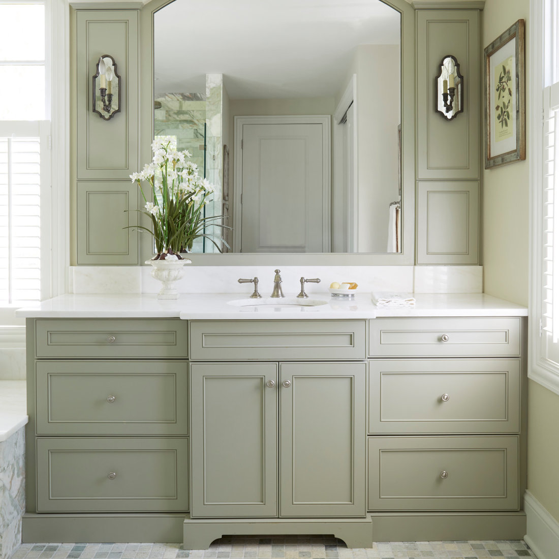 Mint Green Vanity