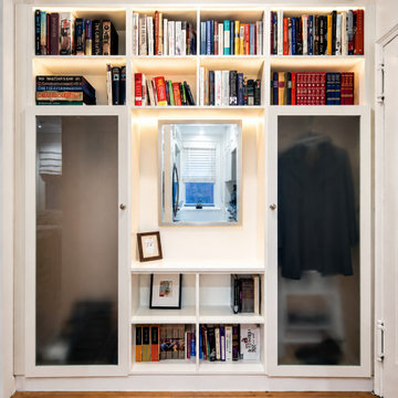 Book-shelved entry