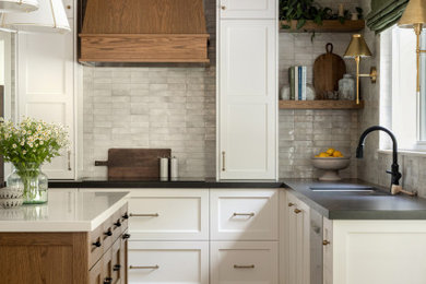 Transitional kitchen photo in Salt Lake City