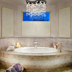 Wozniak Master Bath - Chandeliers