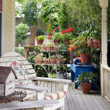 outside
