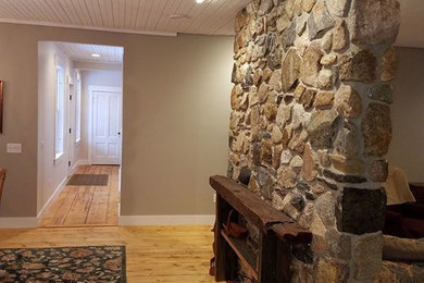 Inspiration for a transitional hallway remodel in Burlington