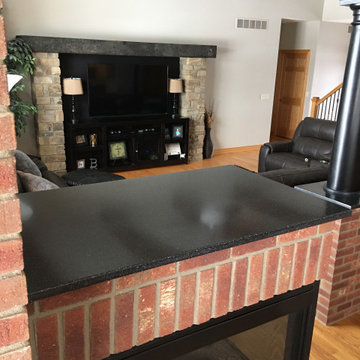 EnStone Obsidian countertop