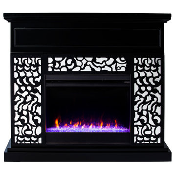 Beaconsfield Color Changing Fireplace, Black