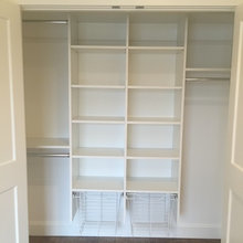 bedrooms 2 and 3 closets
