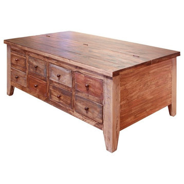 Bayshore 8 Drawer Lift-Top Coffee Table