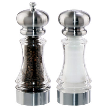 Chef Specialties Westin Pepper Mill and Salt Shaker Set, 7"