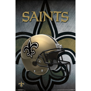 New Orleans Saints Helmet Poster, Unframed Version