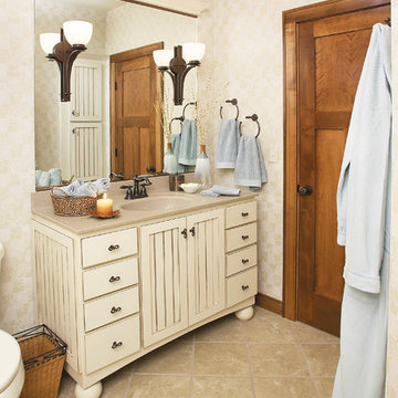 StarMark Cabinetry Bath with vintage look cabinets
