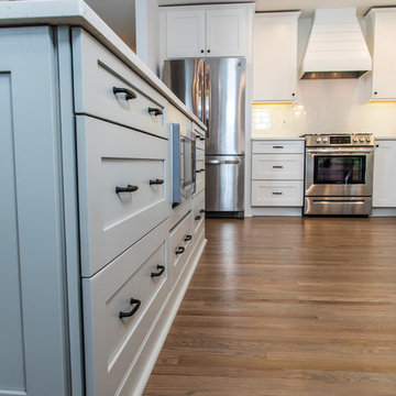 White and Gray Kitchen