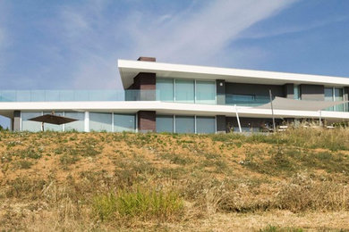 Esempio della facciata di una casa moderna