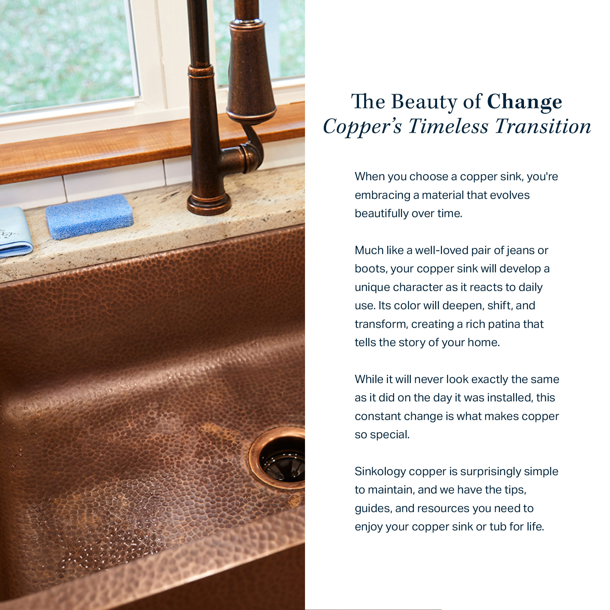 Lange Copper 32" Double Bowl Farmhouse Apron Front Undermount Kitchen Sink