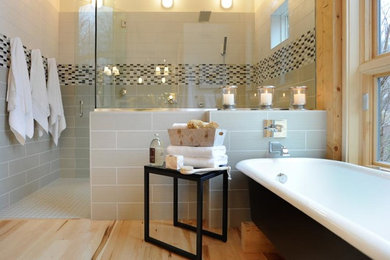 Bathroom - modern bathroom idea in Atlanta
