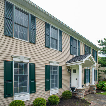 Colonial Curb Appeal with Exterior Shutters