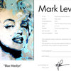 Marilyn Monroe "Blue Marilyn" Art by Mark Lewis