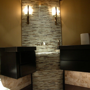Wexford's contemporary Glass tiled Sink