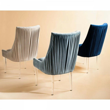 Clear Lucite Acrylic Dining Chairs
