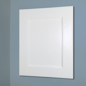 Shaker Style Recessed Medicine Cabinet, White, 14"x18"