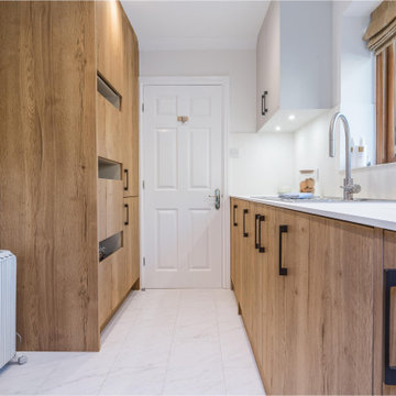 Oak Modern Kitchen & Utility in Lake District
