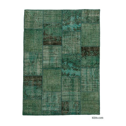 Over-dyed Anatolian Patchwork Rug - Rugs
