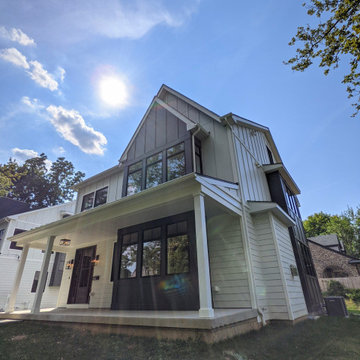 Modern Farmhouse New Construction with Wraparound Porch