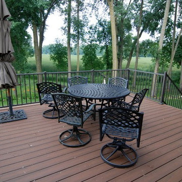 Azek deck with Aluminum ra