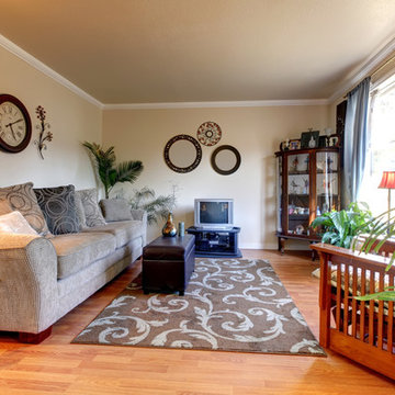 Wood Floors in Living Room