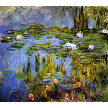 Water Lilies by Claude Monet, premium wall decal