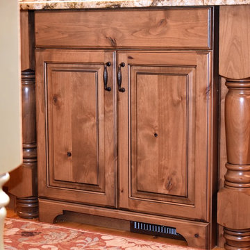Rustic Knotty Alder Kitchen