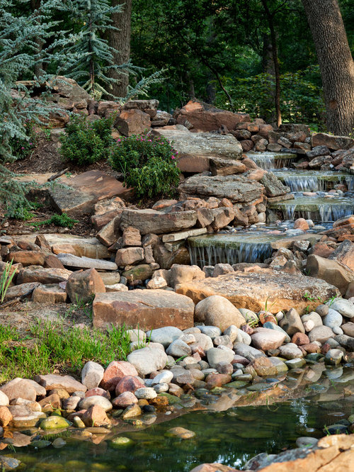 Best Landscaping Waterfall Design Ideas & Remodel Pictures | Houzz