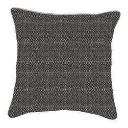 Textured Hues Black Pillow - Decorative Pillows